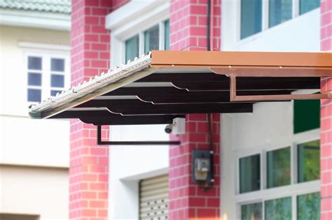 average cost to add a metal awning to a house|awning installation cost homewyse.